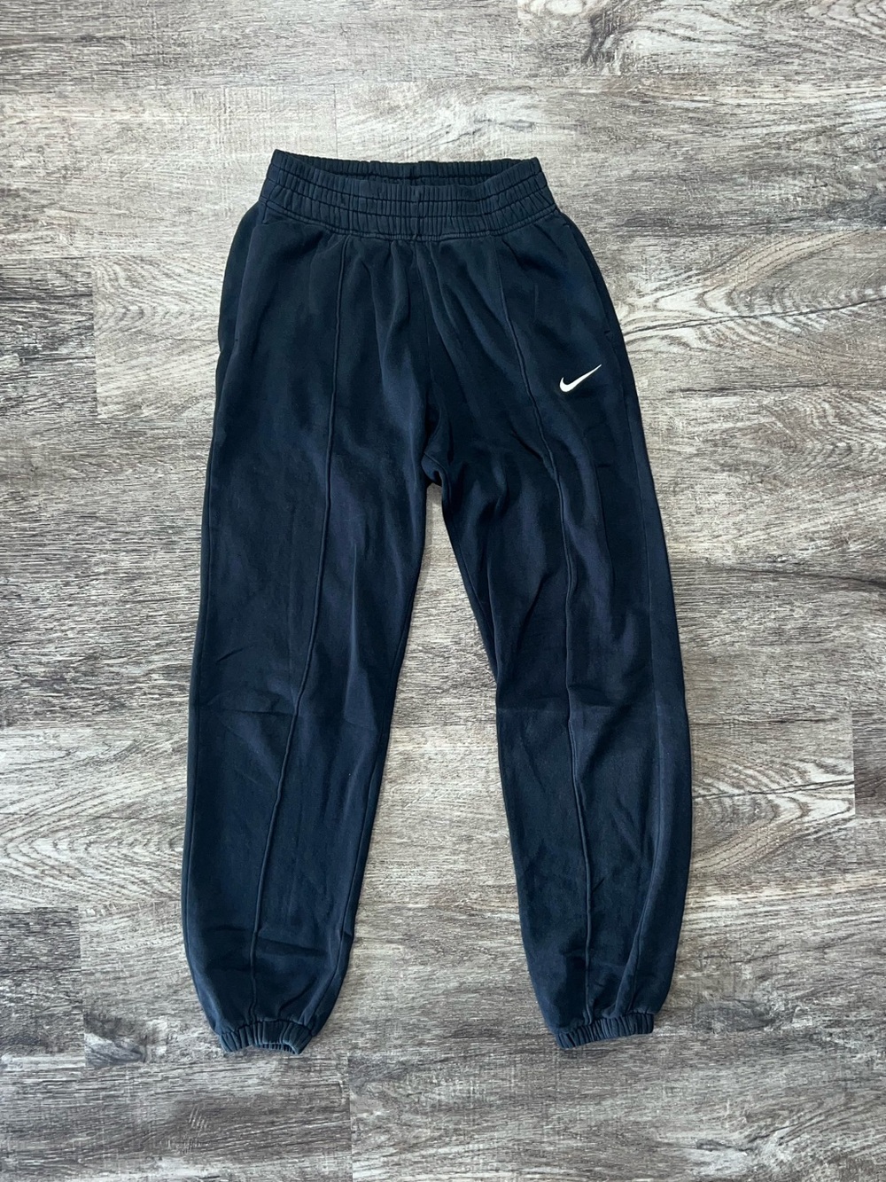 Nike Black Phoenix Fleece High Rise Lounge Jogger Sweatpants Women’s Size XS